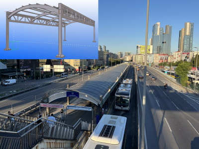 steel bus station