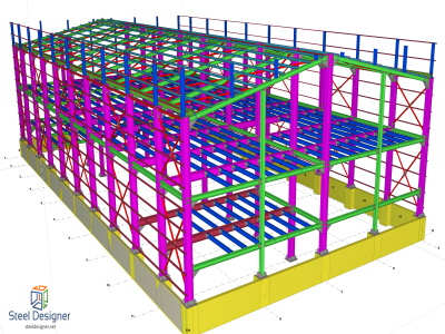 steel fabrication drawing